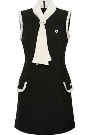 Casablanca Jacky Silk Blend Tailored Mini Dress