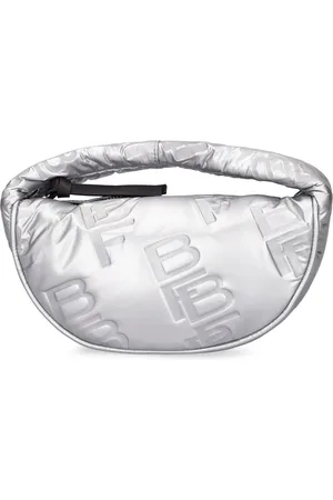 By Far Baby Cush Embossed Shellsuit Fabric Bag