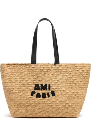 Ami Raffia Tote Bag