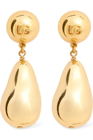 Dolce & Gabbana Logo Pendant Earrings