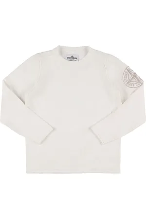 Stone Island Cotton Blend Jersey Crewneck Sweatshirt