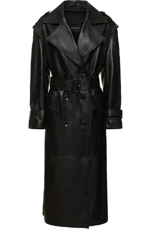 Manokhi Oversized Leather Trench Coat