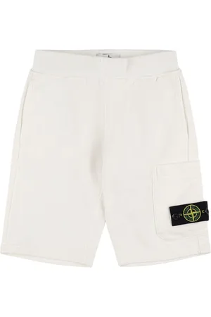 Stone Island Cotton Terry Cargo Shorts