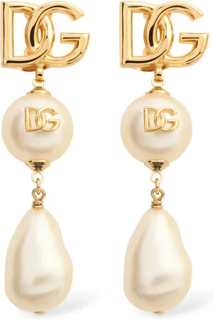 Dolce & Gabbana Pendant Faux Pearl Earrings