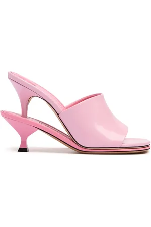 Jacquemus 100mm Les Doubles Leather Mules