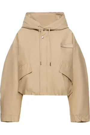 Jacquemus La Parka Caraco Cropped Parka W/hood