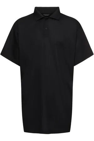 Balenciaga Logo Cotton Polo Shirt