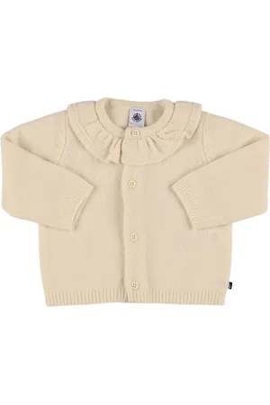Petit Bateau Wool Blend Tricot Knit Cardigan