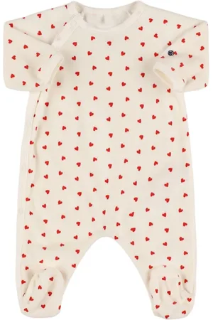 Petit Bateau Printed Cotton Romper