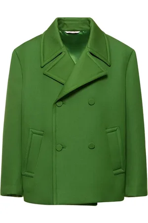 VALENTINO Wool Blend Caban Coat