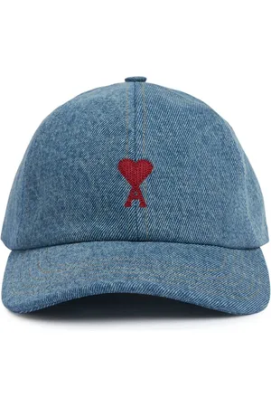 Ami Adc Cotton Denim Hat