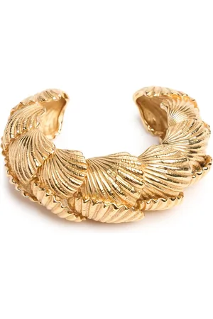 Chloé Seashells Brass Cuff Bracelet