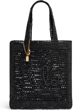 Chloé Summer Banana Crochet Tote Bag