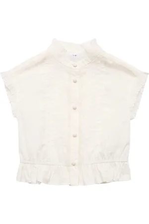 Philosophy Cotton Poplin & Broderie Anglaise Shirt