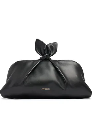 Aquazzura Bow Tie Leather Clutch