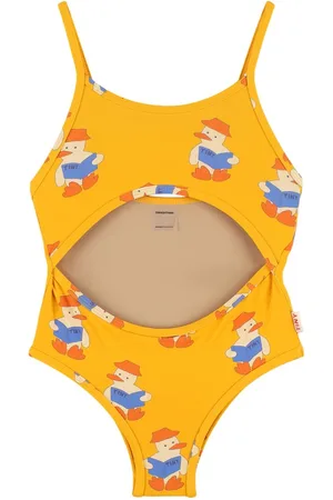 Tiny Cottons Printed Lycra One Piece Swimsuit