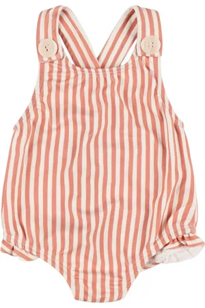 1+ IN THE FAMILY Striped Poly Blend One Piece Swimsuit