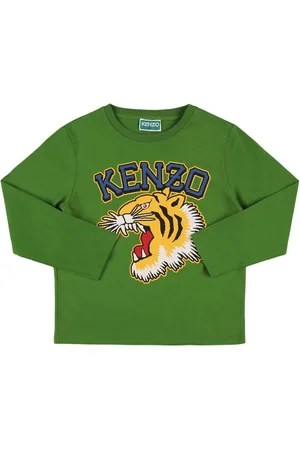 Kenzo Cotton Jersey Long Sleeve T-shirt