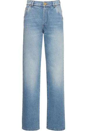 Balmain High Waist Vintage Straight Jeans