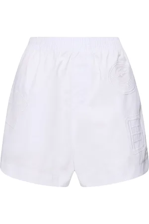 Lacoste Linette Elastic Waist Cotton Shorts