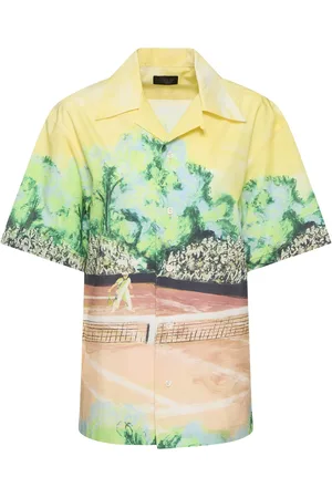 Lacoste Printed Short Sleeve Cotton Shirt