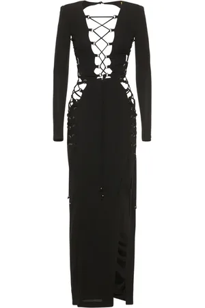 Dundas Electra Open Jersey Long Dress