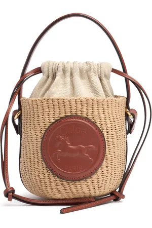 Chloé Horse Medallion Paper Bucket Bag