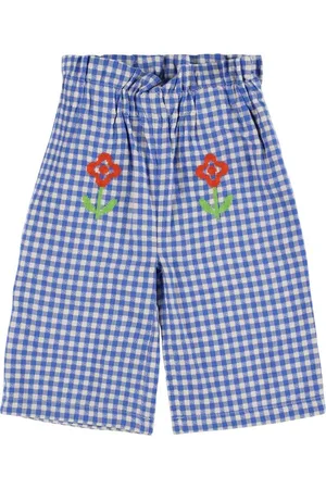 Hello Simone Embroidered Cotton Poplin Pants
