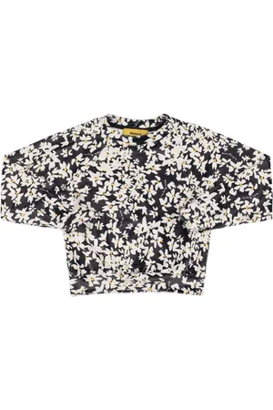 Maison Mangostan Printed Cotton Crewneck Sweatshirt