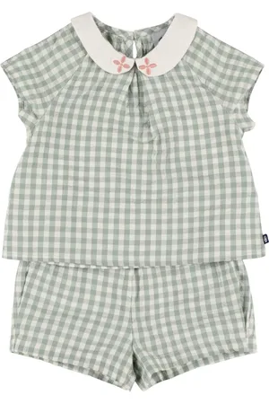 Petit Bateau Cotton Poplin Shirt & Shorts