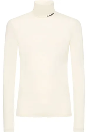 Jil Sander Wool Jersey Turtleneck T-shirt