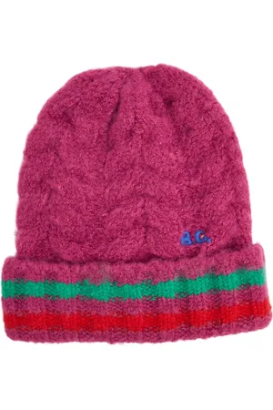 Bobo Choses Striped Cable Knit Hat