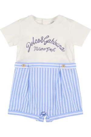 Dolce & Gabbana Printed Cotton Romper