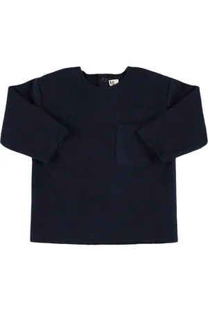 Babe & Tess Basic Cotton Blend Long Sleeve Top