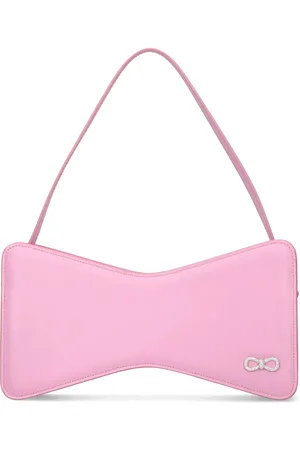 Mach & Mach Lg Bow Leather Top Handle Bag
