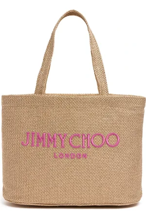 Jimmy Choo E/w Raffia Beach Tote Bag