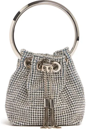Jimmy Choo Micro Bon Bon Crystal Top Handle Bag