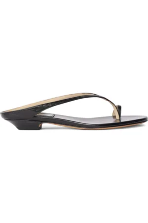 Khaite 15mm Marion Leather Sandals