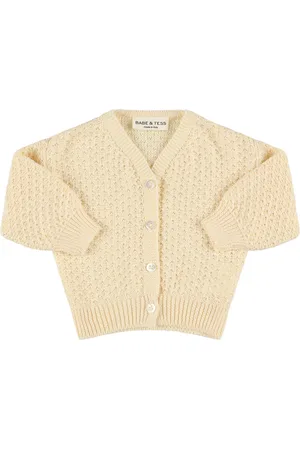 Babe & Tess Cotton Knit Cardigan
