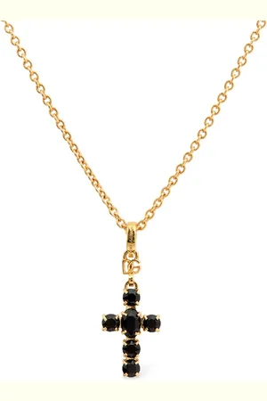 Dolce & Gabbana Plated Cross Pendant Necklace
