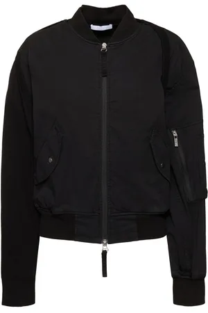 Helmut Lang Cotton Blend Bomber Jacket
