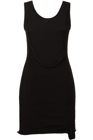 Helmut Lang Cotton Blend Mini Tank Dress