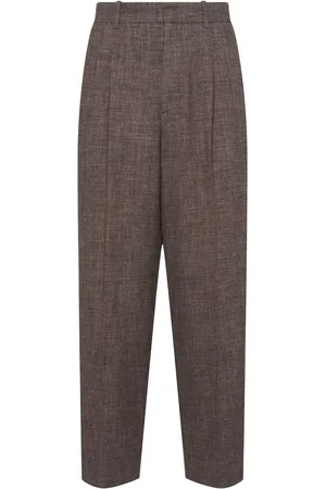 The Row Silas Silk & Linen Pants
