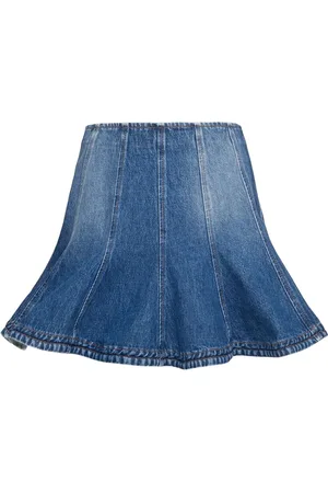 Msgm Denim Mini Skirt