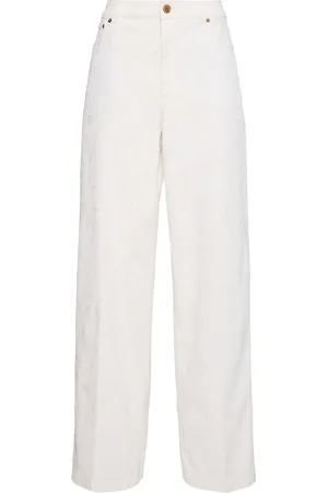 Roberto Cavalli Stretch Denim Wide Jeans
