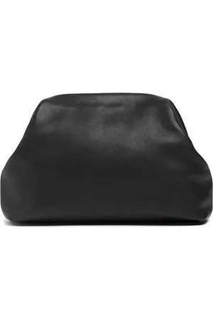 The Row Mira Saddle Leather Clutch