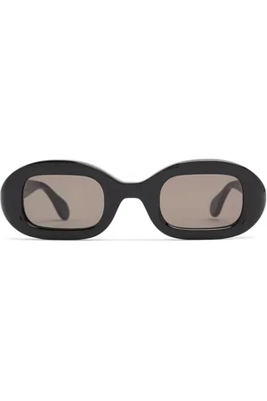 Delarge Flow Oval Acetate Sunglasses