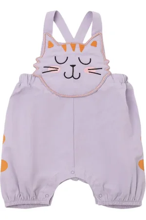 Stella McCartney Cat Print Cotton Jumpsuit