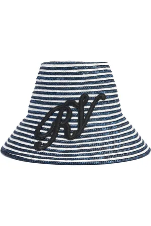 Roger Vivier Monogram Straw Hat