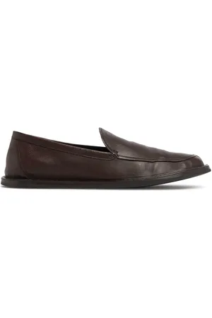 The Row Cary Leather Loafers